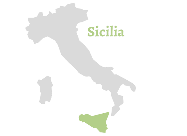 Karte Italien Sicilia