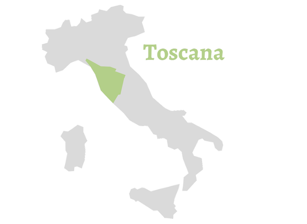 Karte Italien Toscana