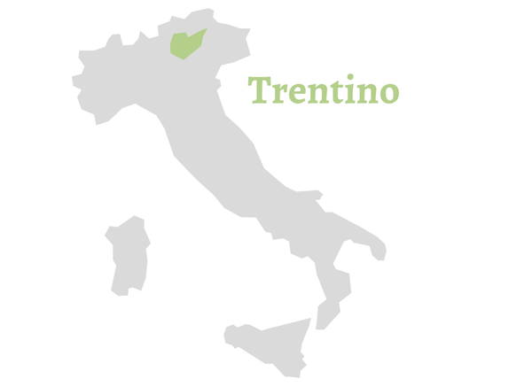 Karte Italien Trentino