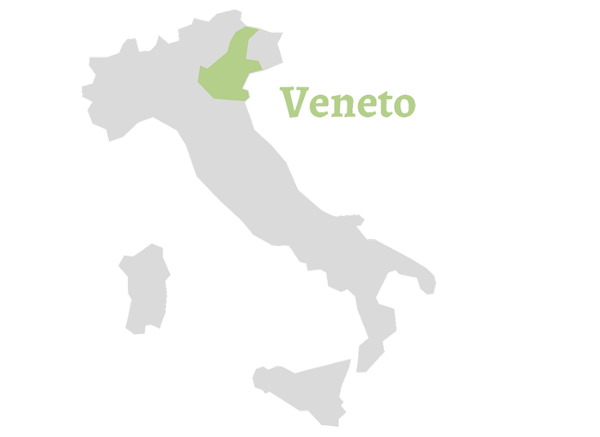 Karte Italien Veneto